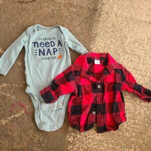 Thanksgiving Onsie/Flannel Bundle